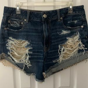 American Eagle Hi-Rise Festival Shorts
